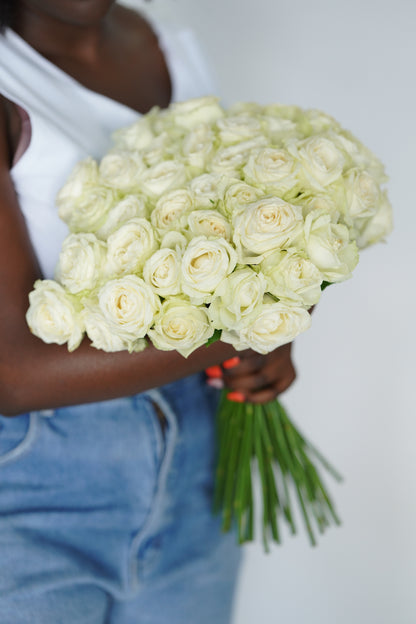 White Rose Bouquet