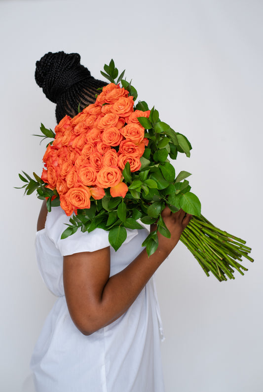 Orange Rose Bouquet